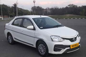 Toyota Etios on Rent in Amritsar/Chandigarh